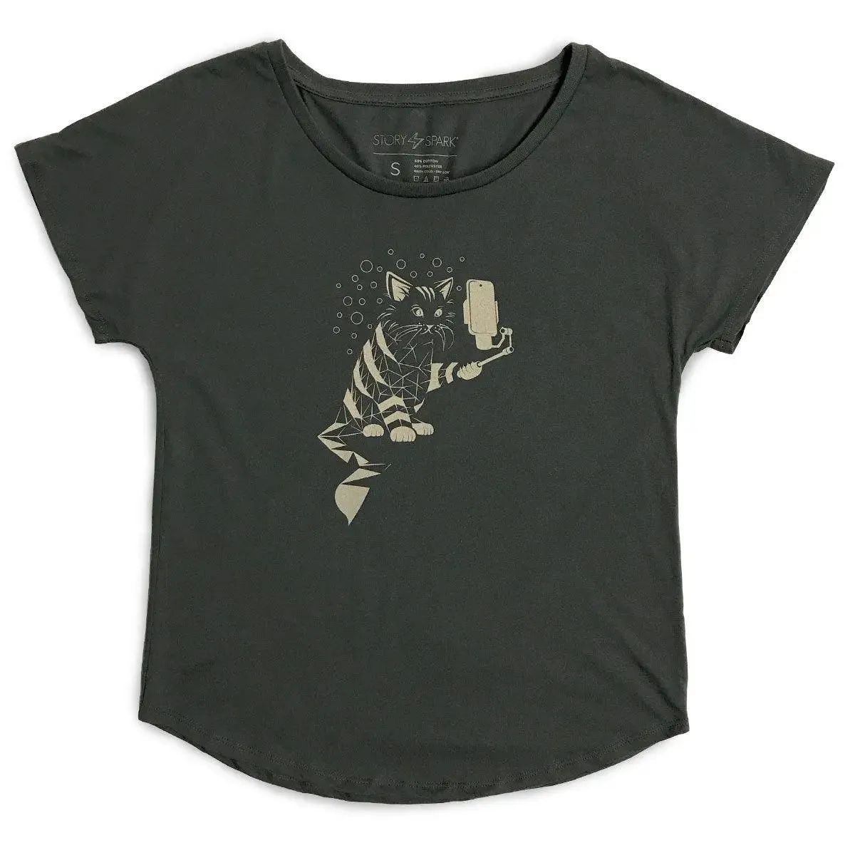 Snap Cat Dolman Shirt by STORY SPARK