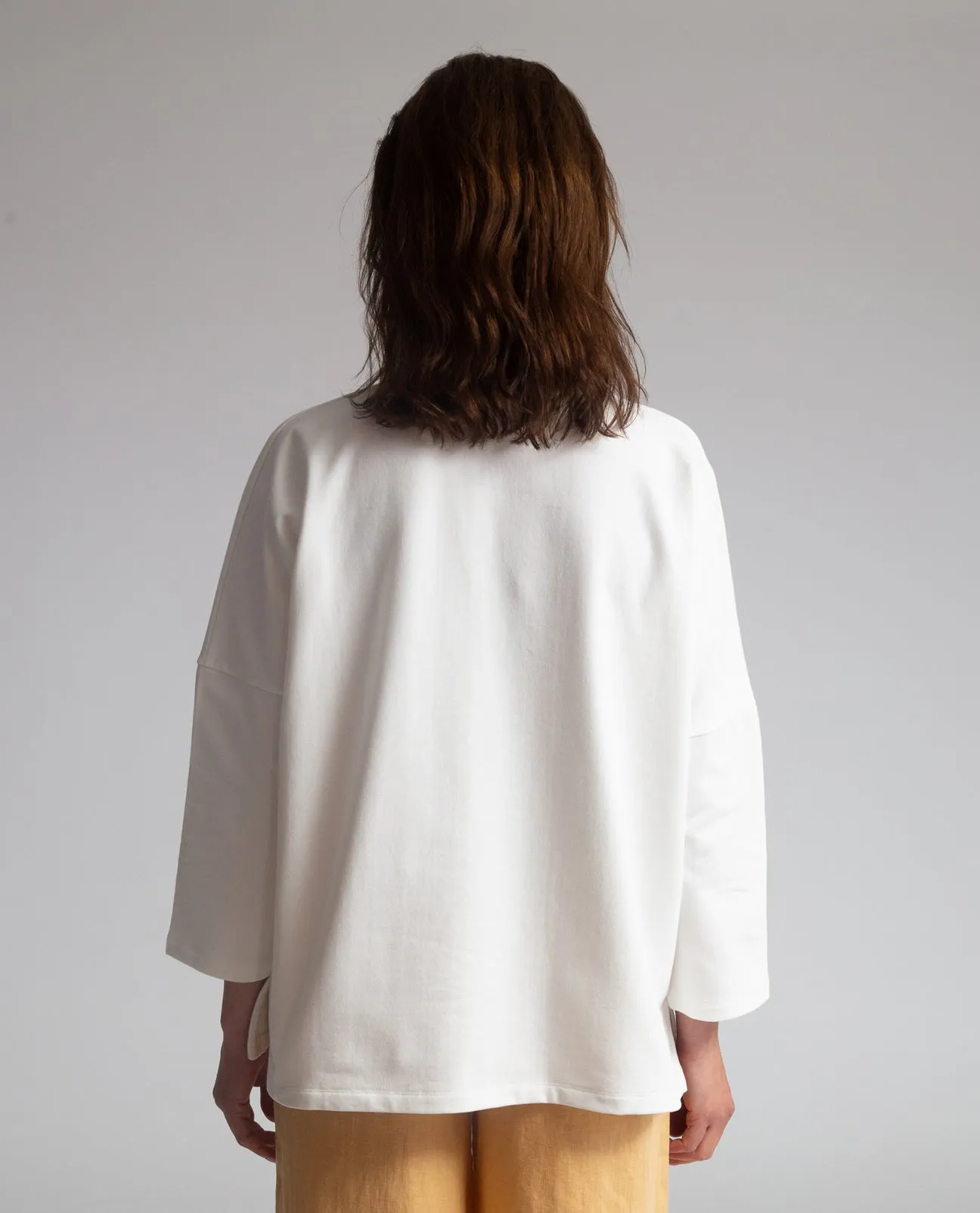 Soma Organic Cotton Sweatshirt In Ivory
