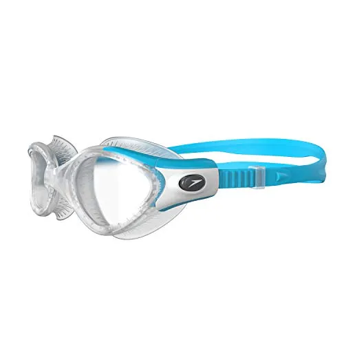 Speedo Futura Biofuse Flexiseal For Women (Size: 1Sz,Color: Blue/Clear)