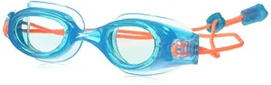 Speedo Unisex-child Swim Goggles Hydrospex Bungee Junior Ages 6-14 , Aqua Blue/Jade