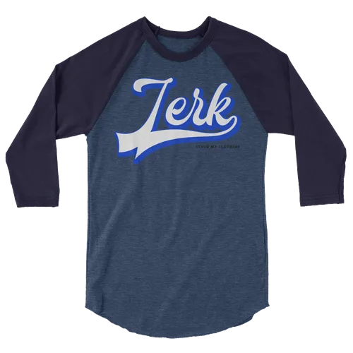 STASH ME® Jerk 3/4 sleeve raglan shirt