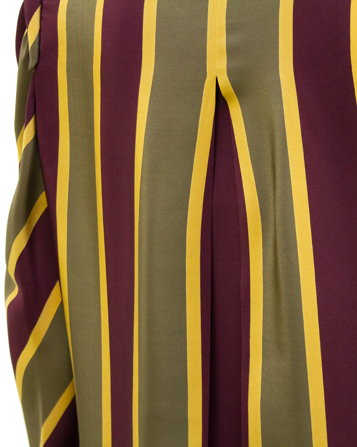Stripe Silk Blouse