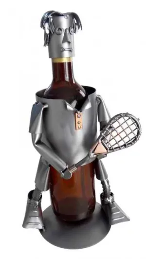 Tennis Player Wine Bottle Holder