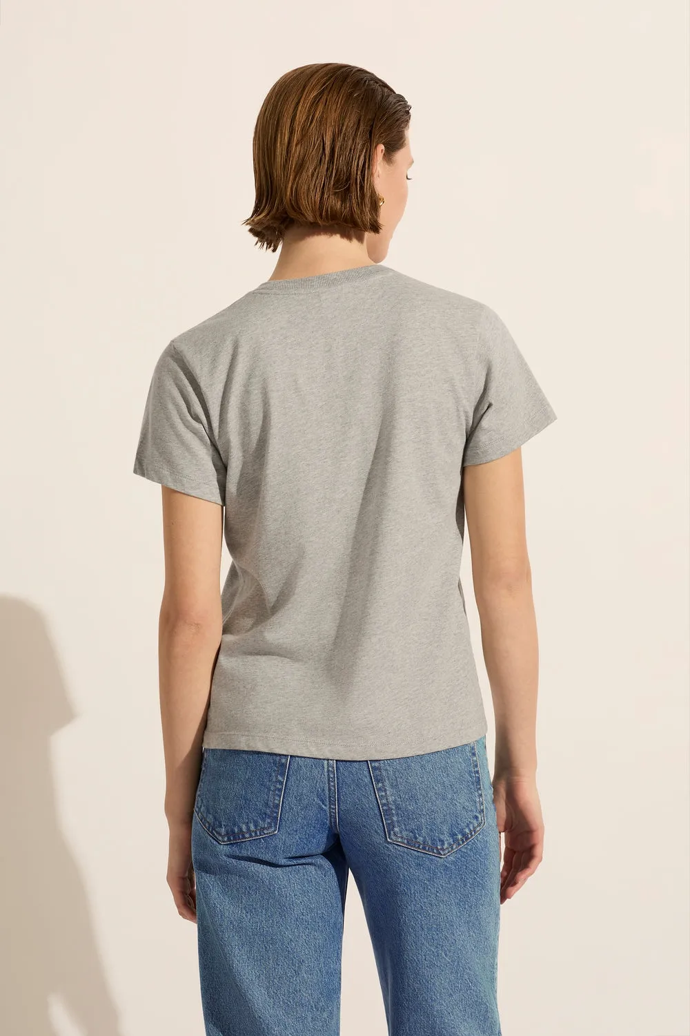 The Good Slim Tee Grey Marle