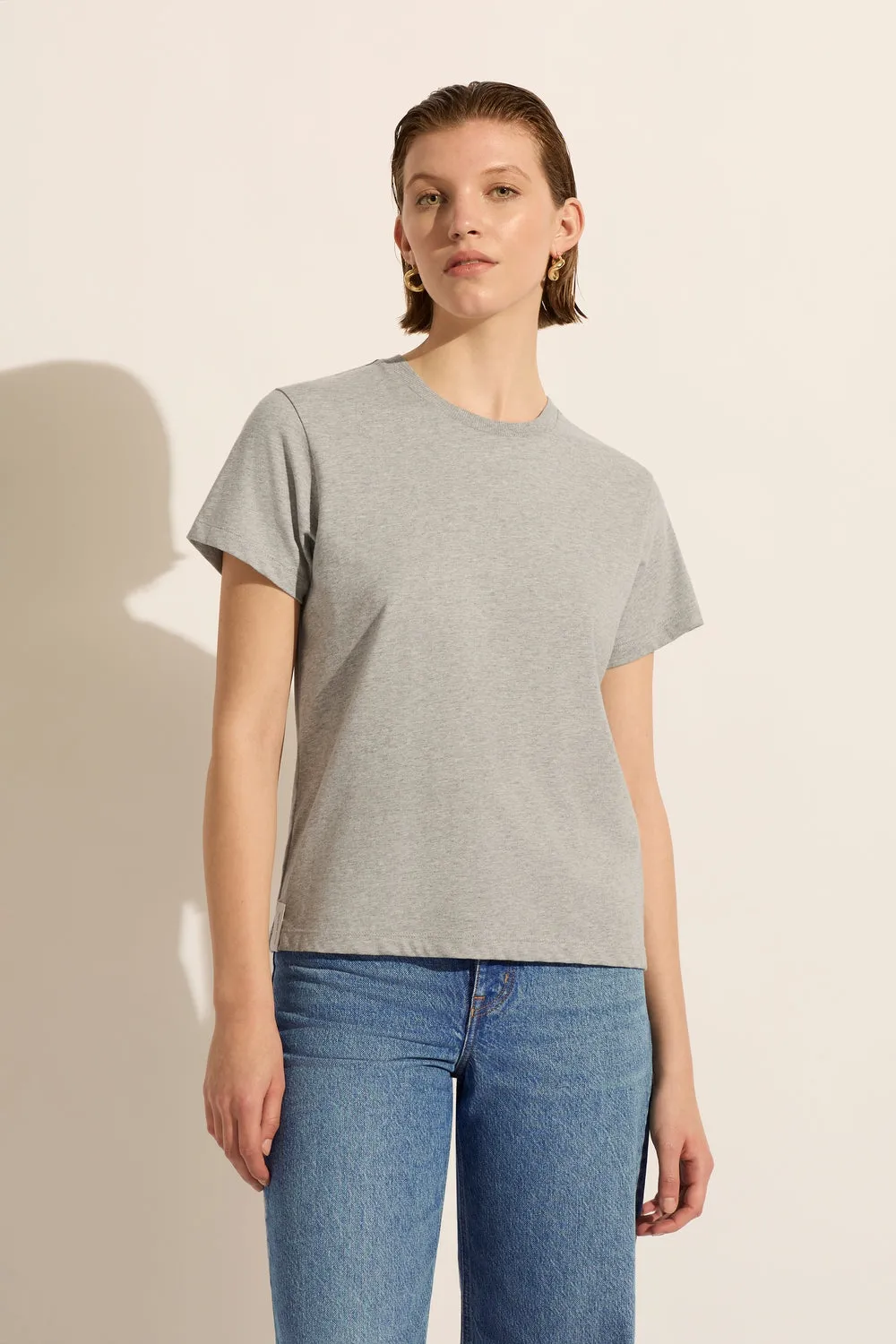 The Good Slim Tee Grey Marle