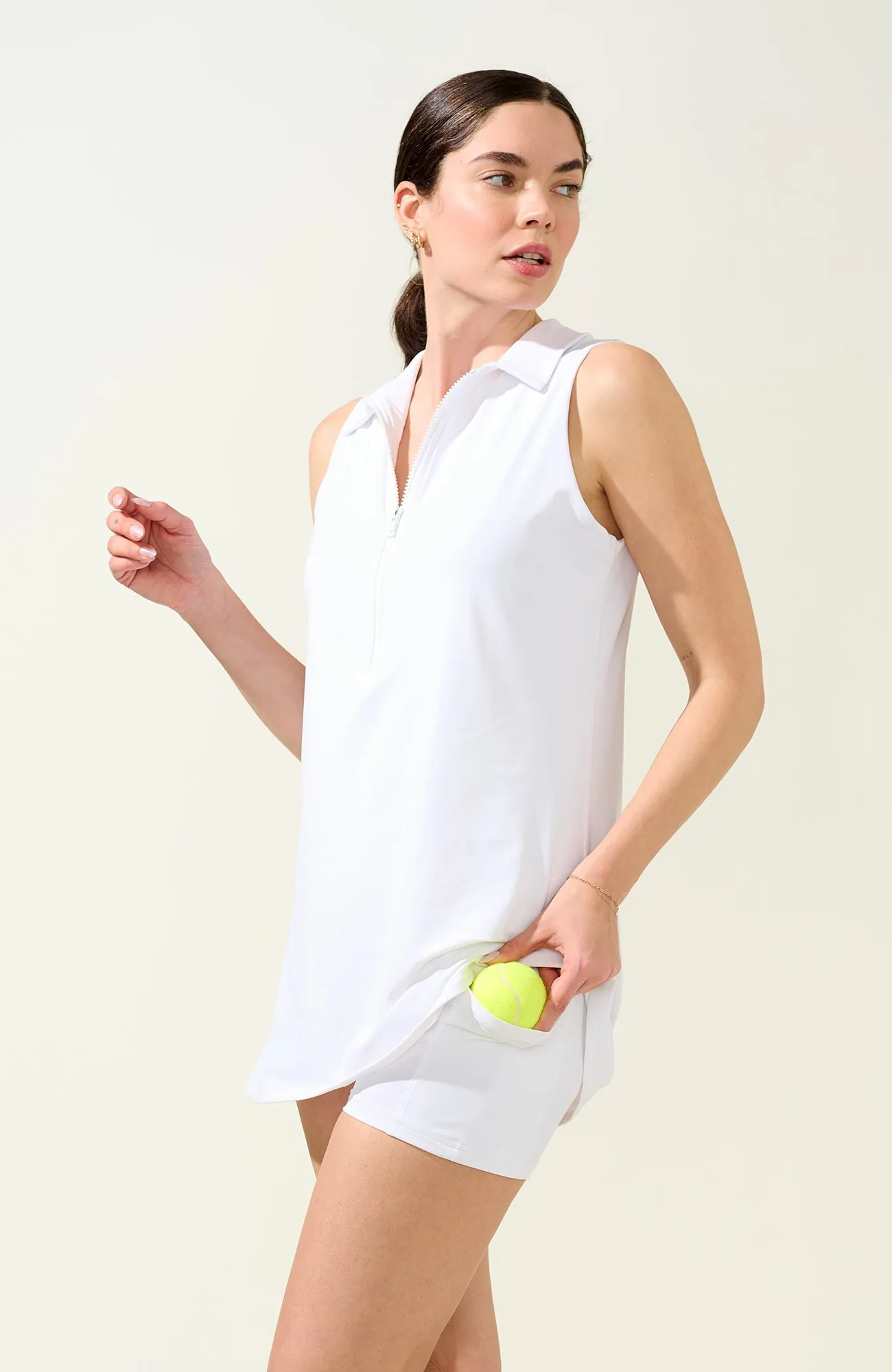 The Hampton Dress White