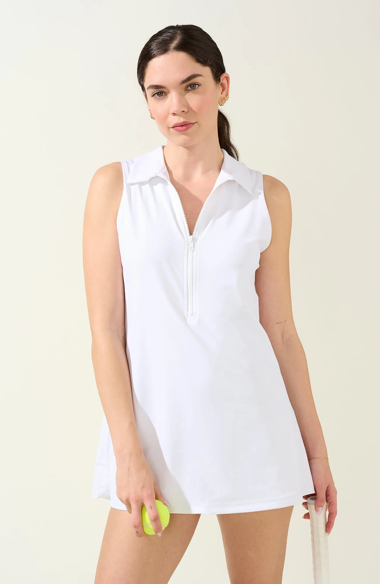 The Hampton Dress White