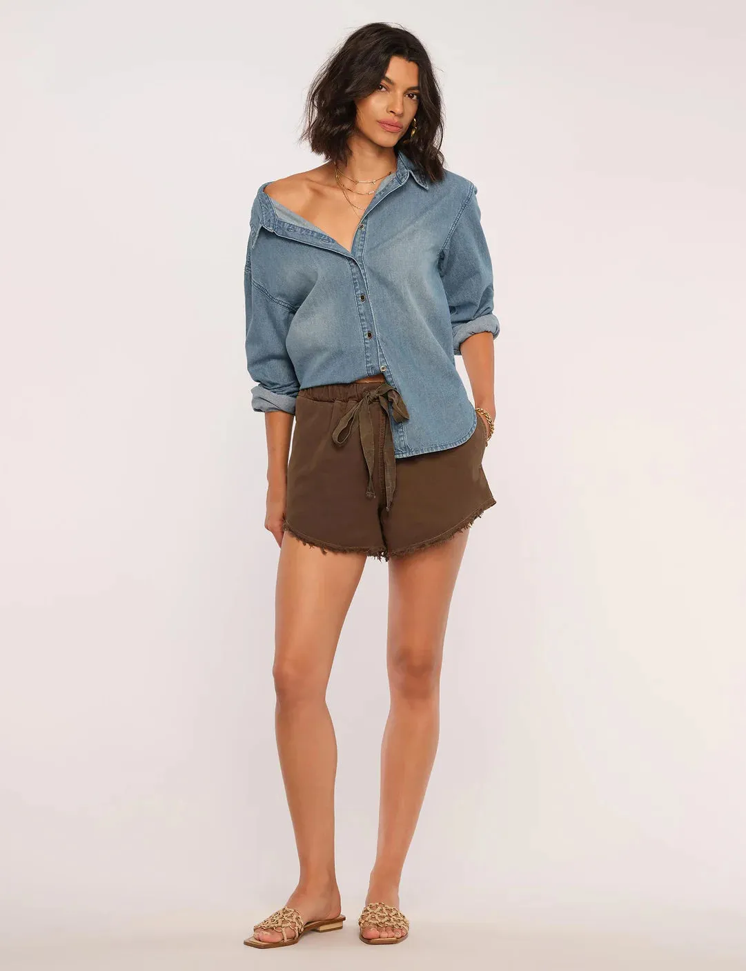 The Lora Denim Shirt by Heartloom