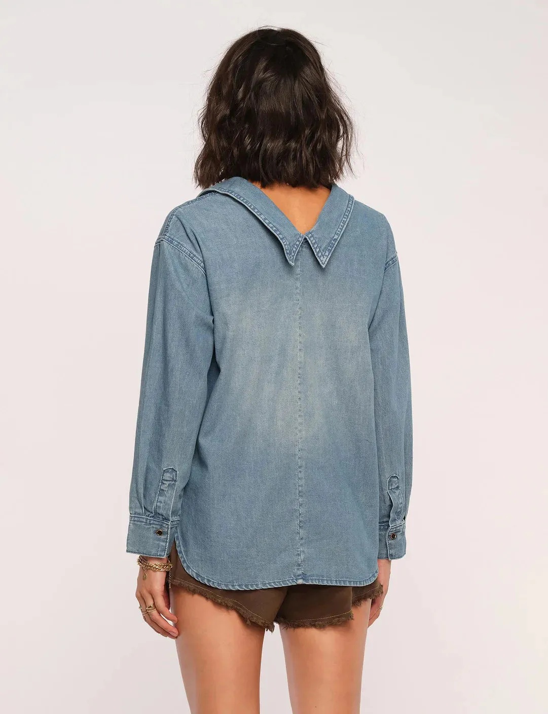 The Lora Denim Shirt by Heartloom
