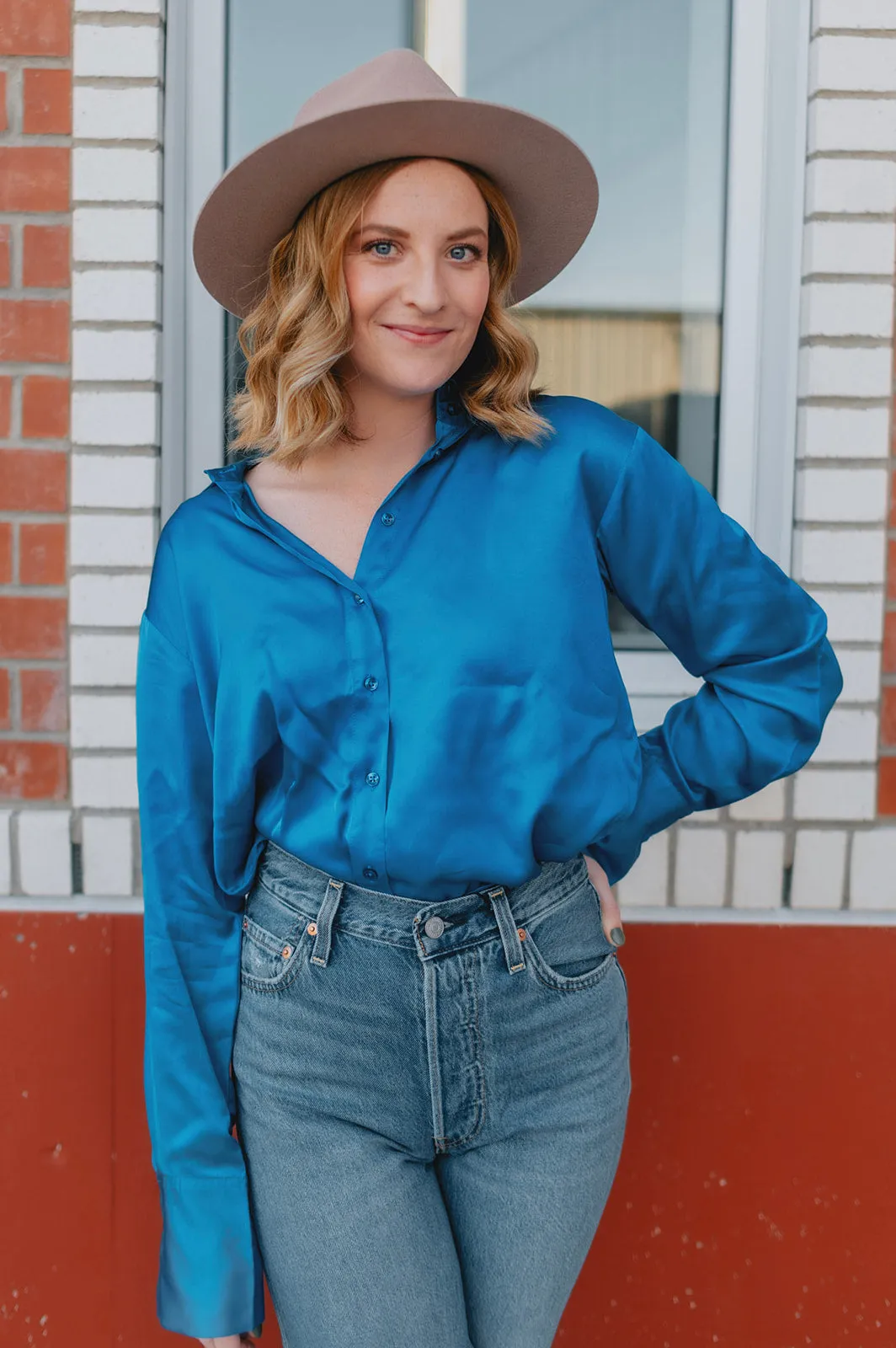 The Pauline Shirt by InWear - Fall Blue - PLUS