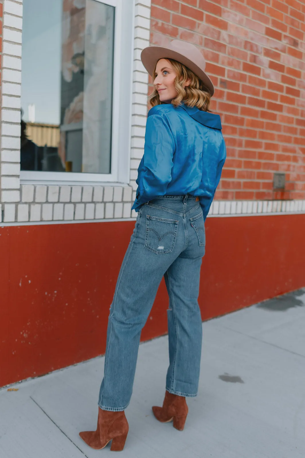 The Pauline Shirt by InWear - Fall Blue - PLUS