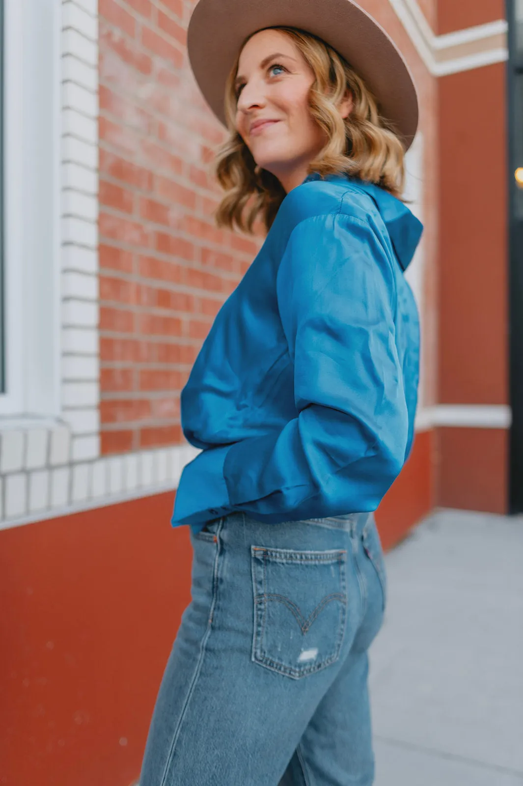 The Pauline Shirt by InWear - Fall Blue - PLUS