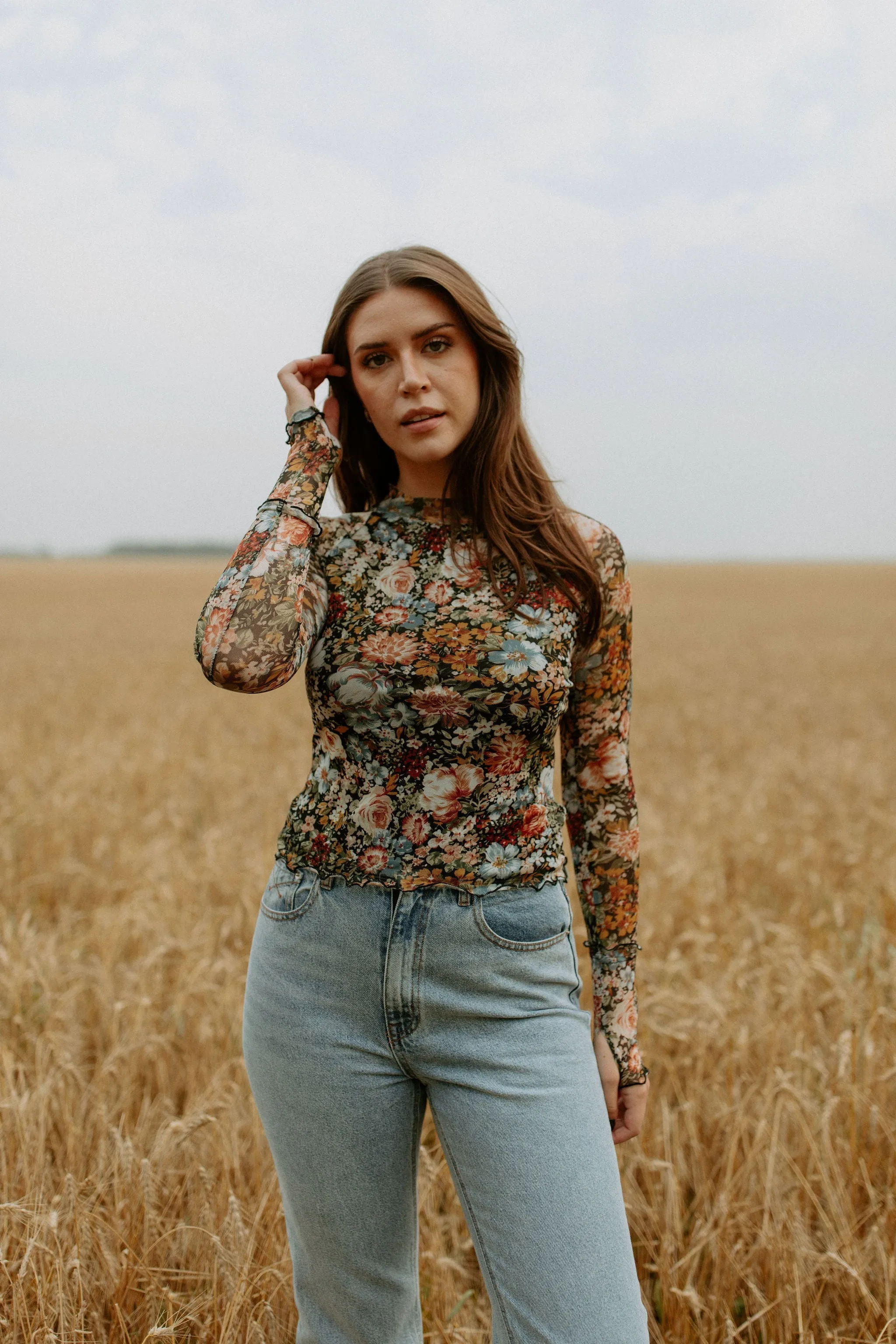 The Rae High Rise Straight Leg Denim - Nostalgia