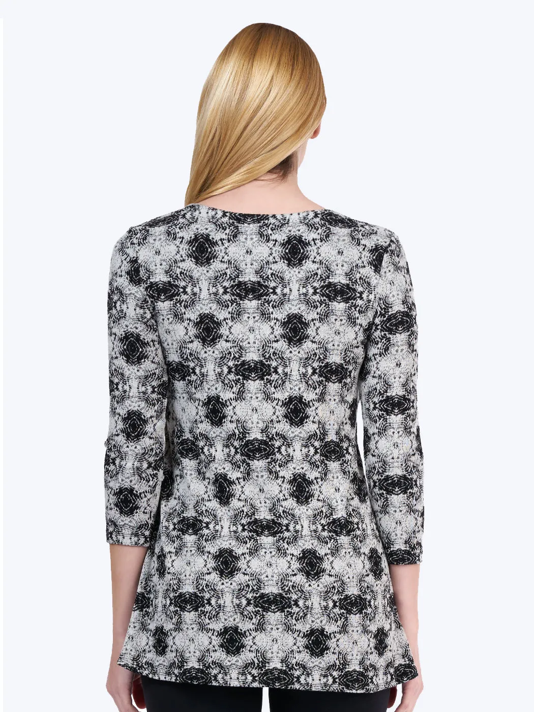 Tianello Ripple French Knit Bon Bon Tunic
