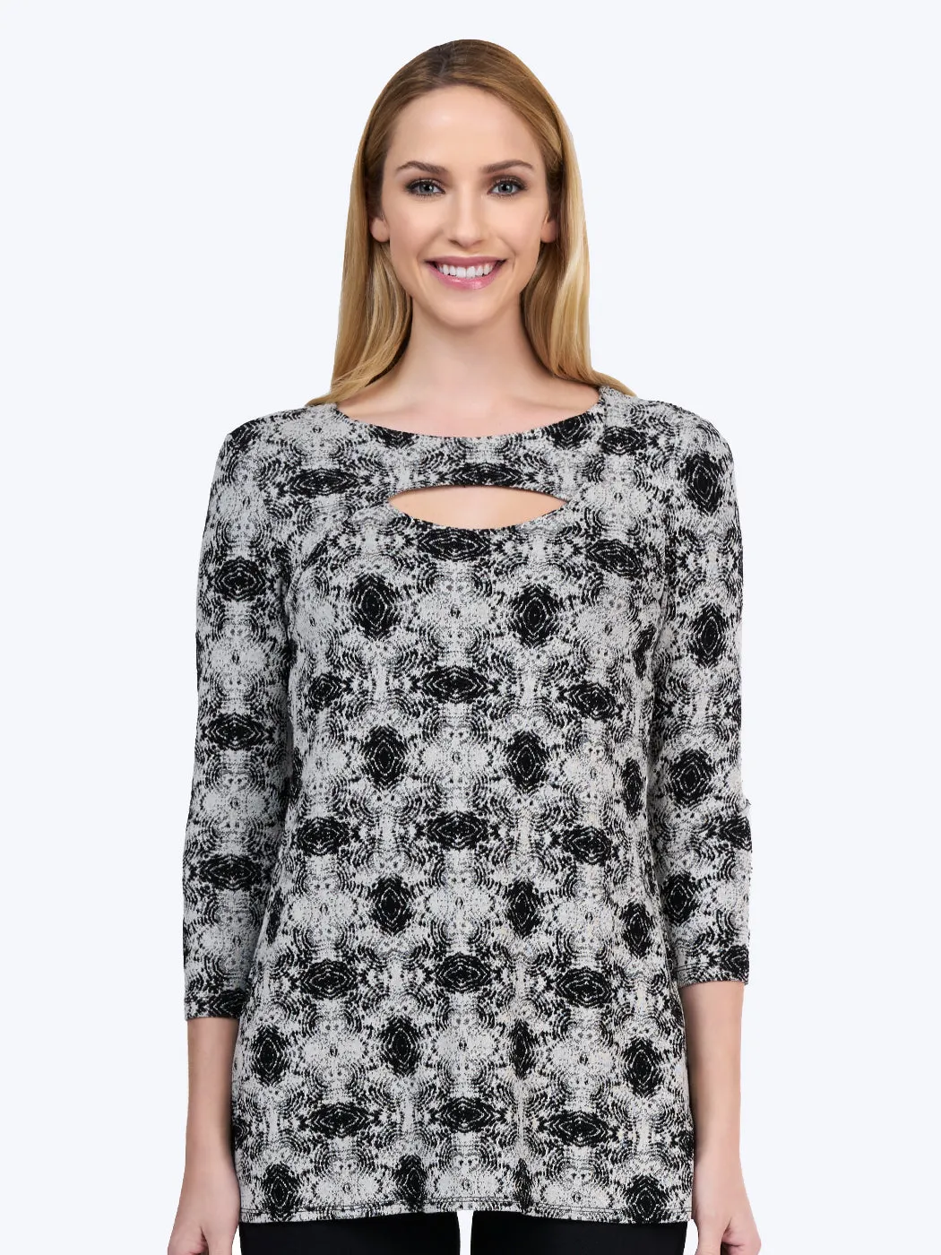 Tianello Ripple French Knit Bon Bon Tunic