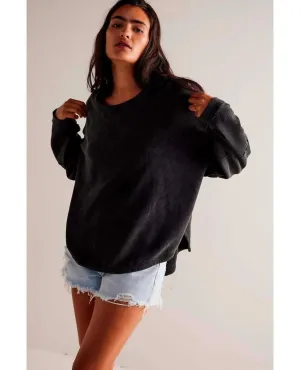 Total Eclipse Long Sleeve Tee in Black
