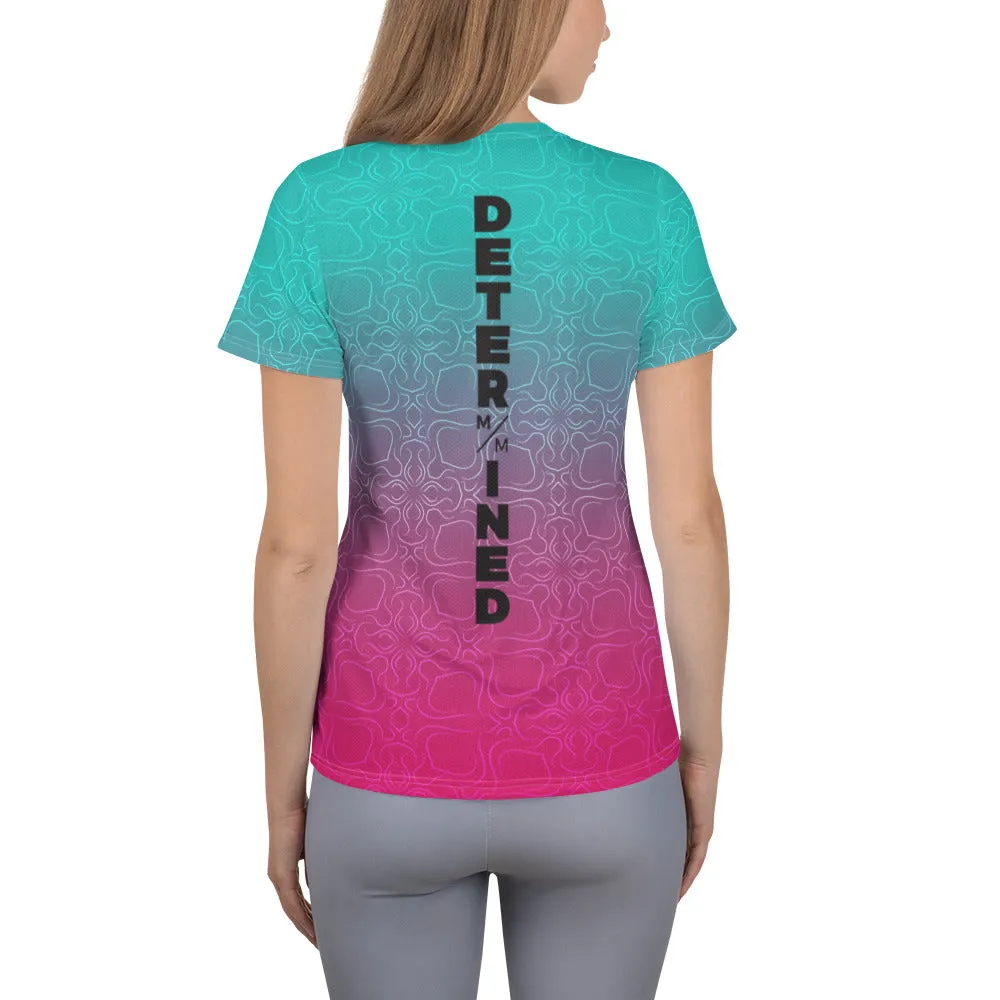 TP MM Flag- Running Women's Athletic T-shirt