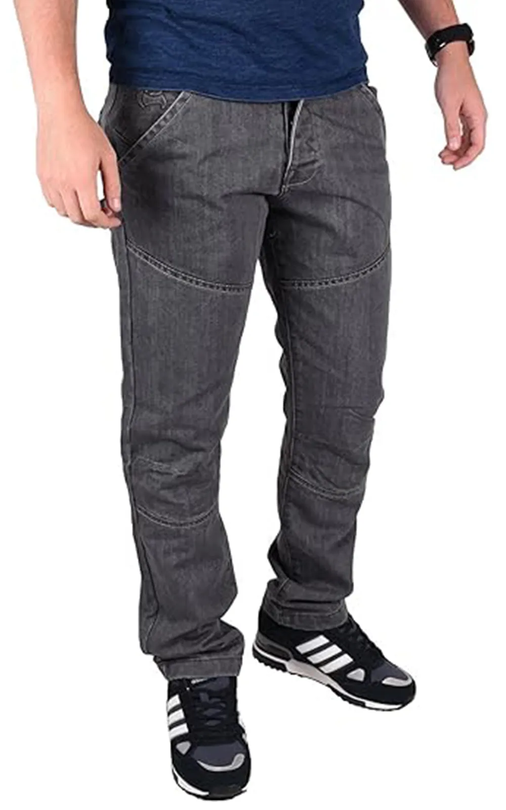 True Face Mens Straight Leg Jeans