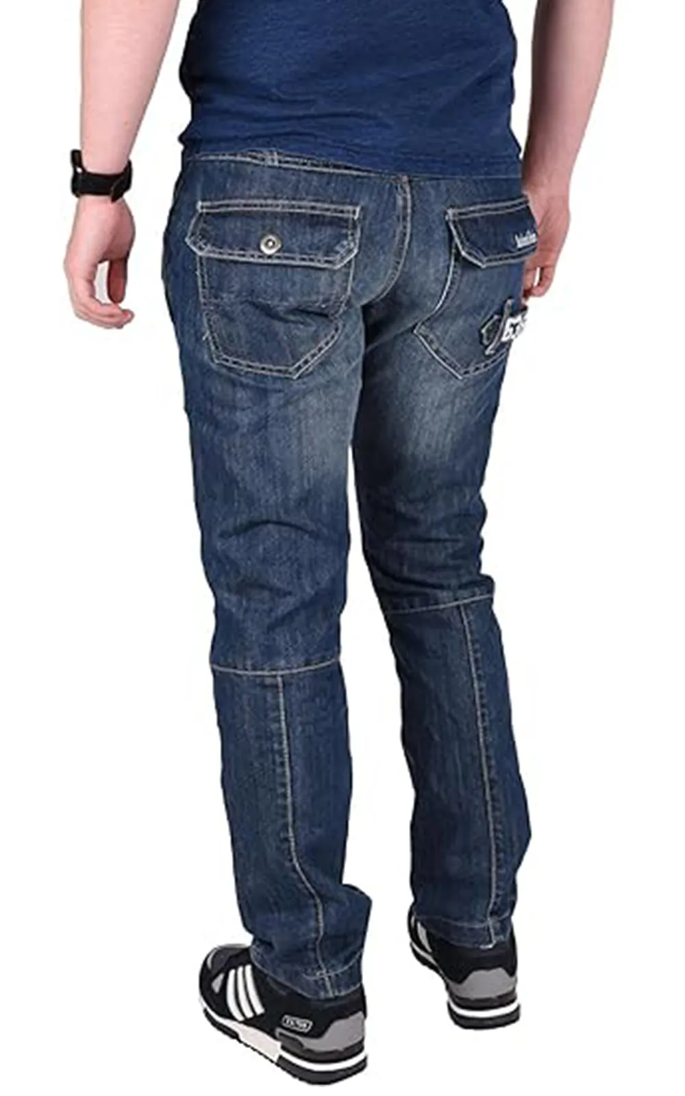 True Face Mens Straight Leg Jeans