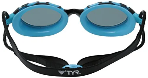 TYR Blend Nest Pro Swimming Goggles (Black-Blue)