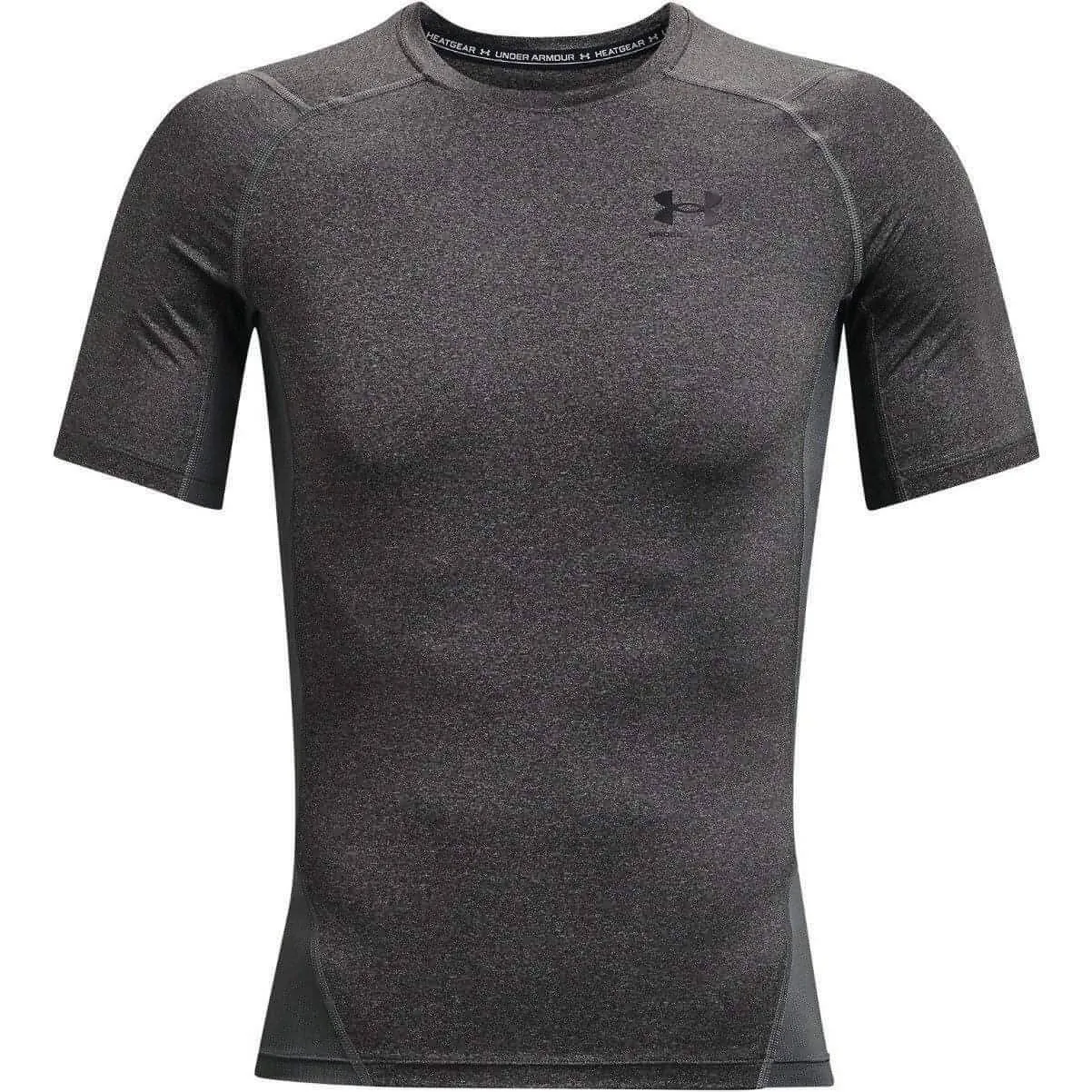 Under Armour HeatGear Armour Short Sleeve Mens Compression Top - Grey