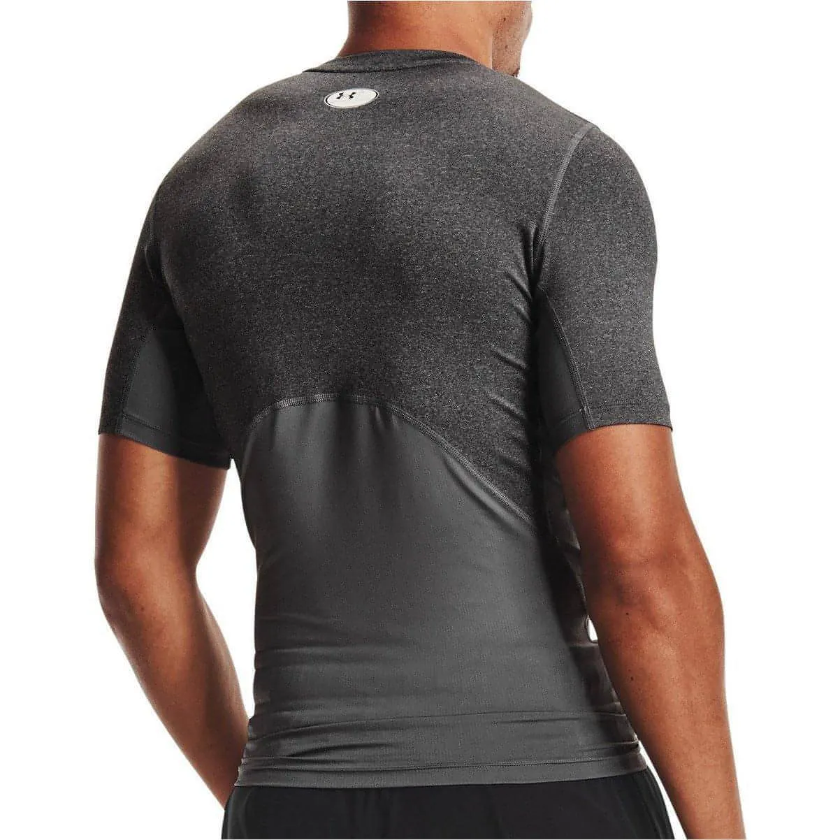 Under Armour HeatGear Armour Short Sleeve Mens Compression Top - Grey