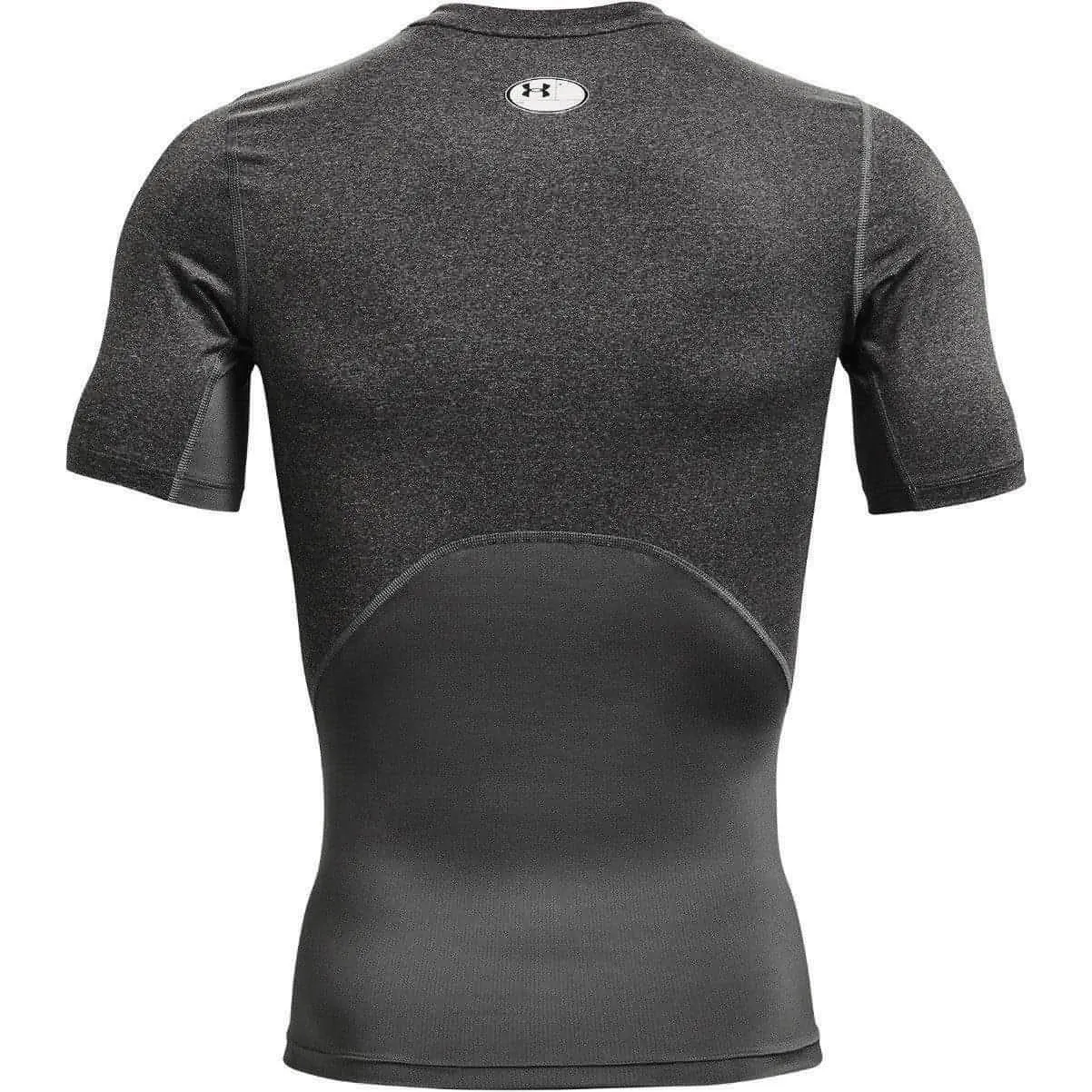 Under Armour HeatGear Armour Short Sleeve Mens Compression Top - Grey