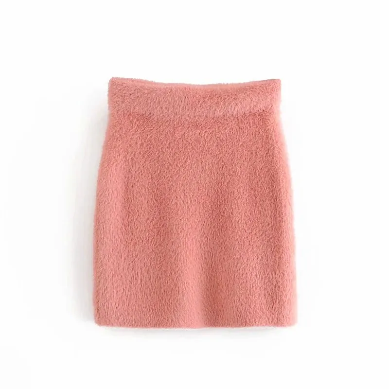 Vest Cardigans Sweaters Short Skirts Mini Dresses Three-piece Suit