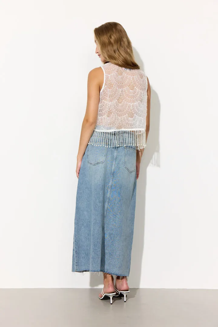 Vigdis Skirt - Light Denim
