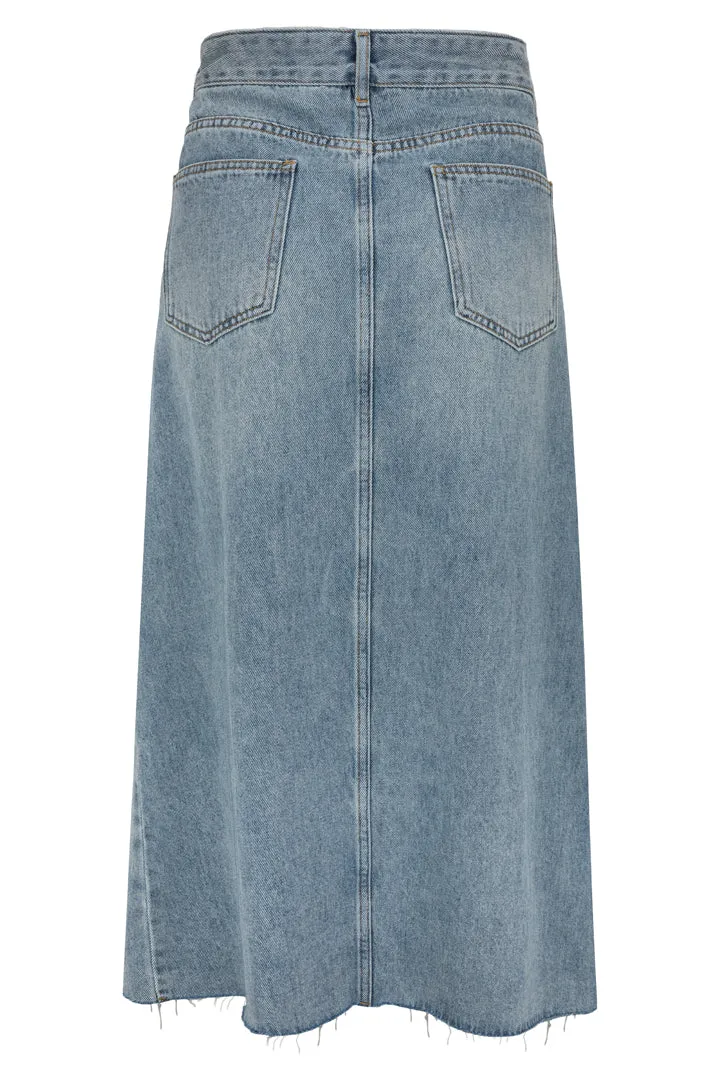 Vigdis Skirt - Light Denim