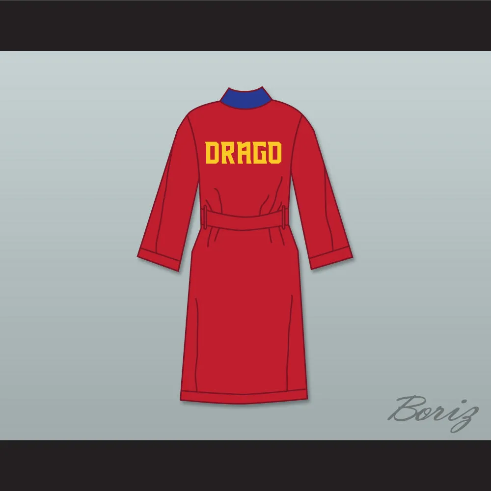 Viktor Drago Red Satin Full Boxing Robe Creed II