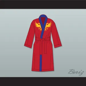 Viktor Drago Red Satin Full Boxing Robe Creed II