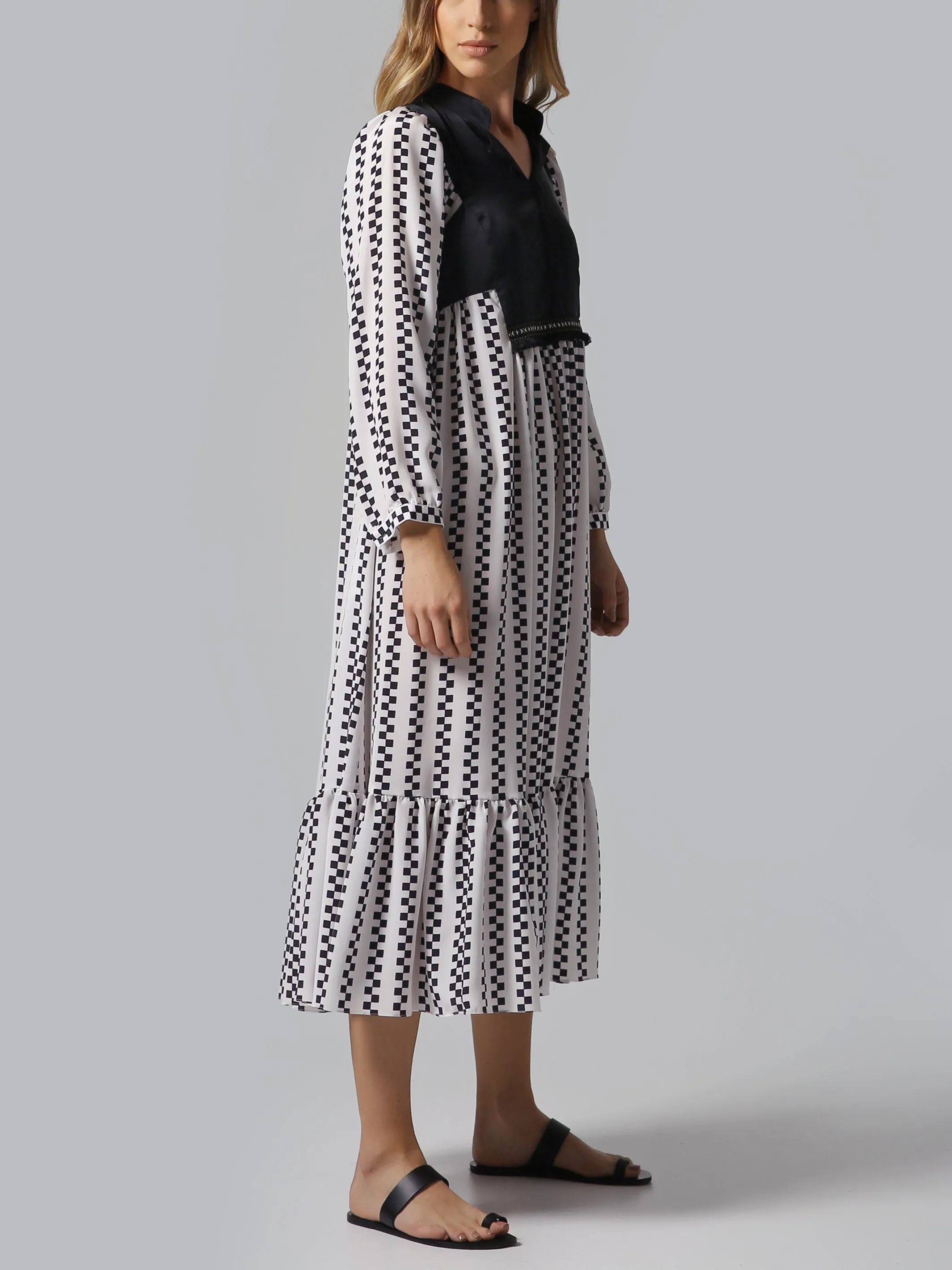 Visaltes Silk Midi Dress