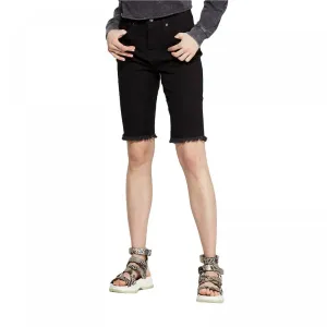 Wild Fable Women's Destructed Longline Jean Shorts