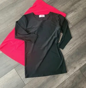 Women's Black Layering Tops