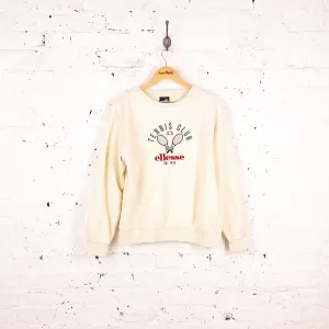 Women's Ellesse Tennis Club Sweatshirt - Beige - Women's M