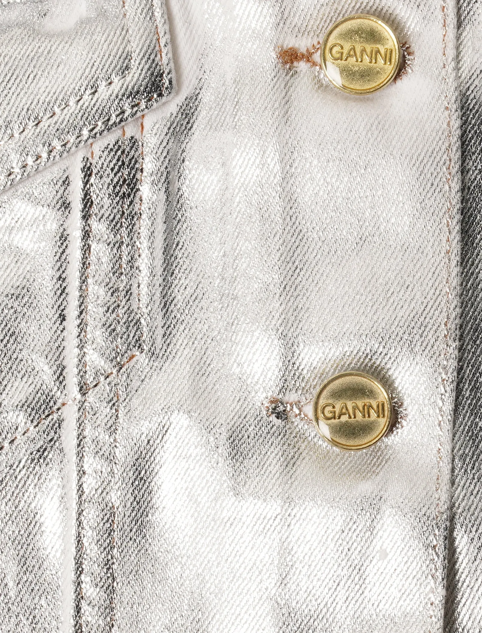 WOMEN'S FOIL DENIM CORSAGE