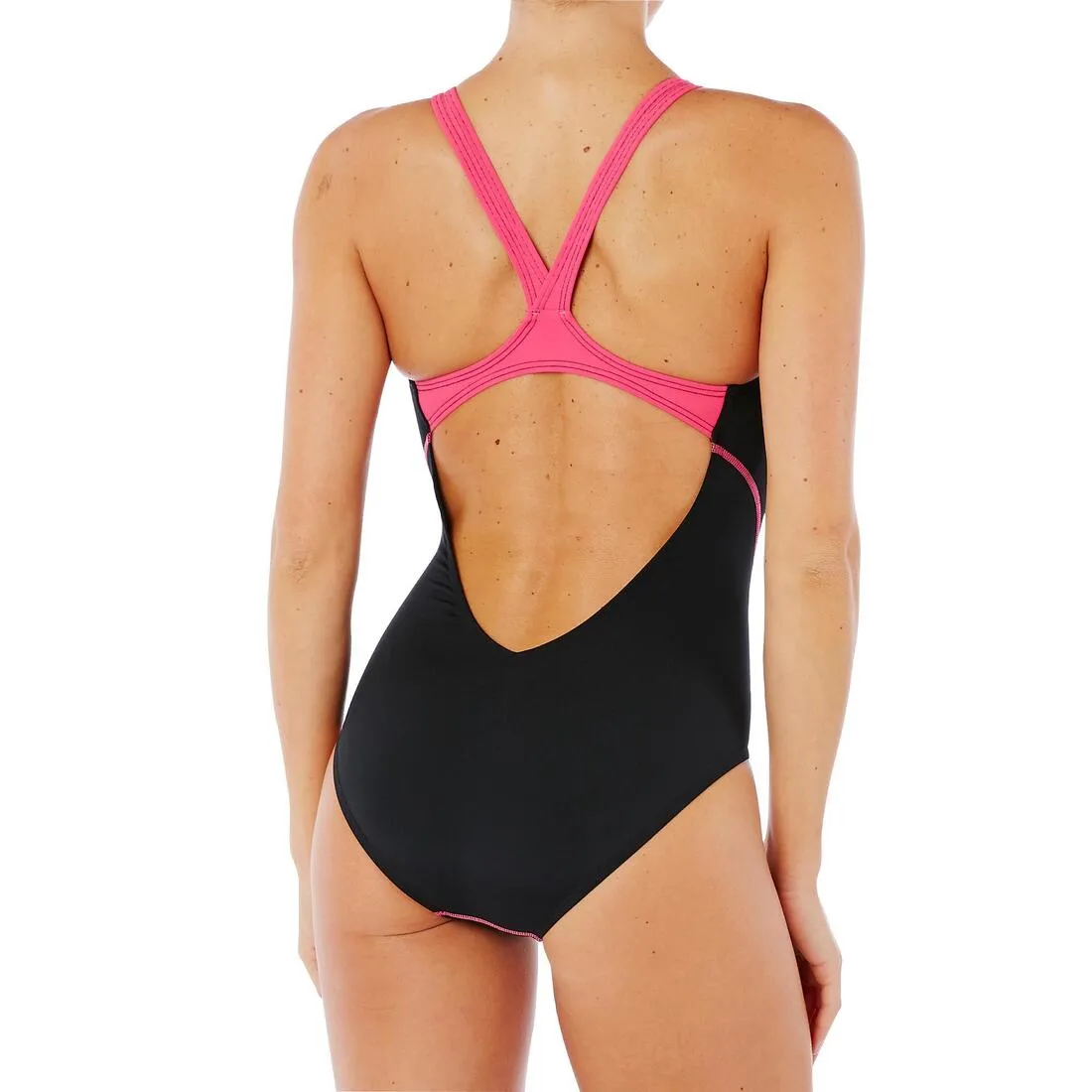 WOMEN’S KEILA ONE-PIECE SWIMSUIT BLACK PINK