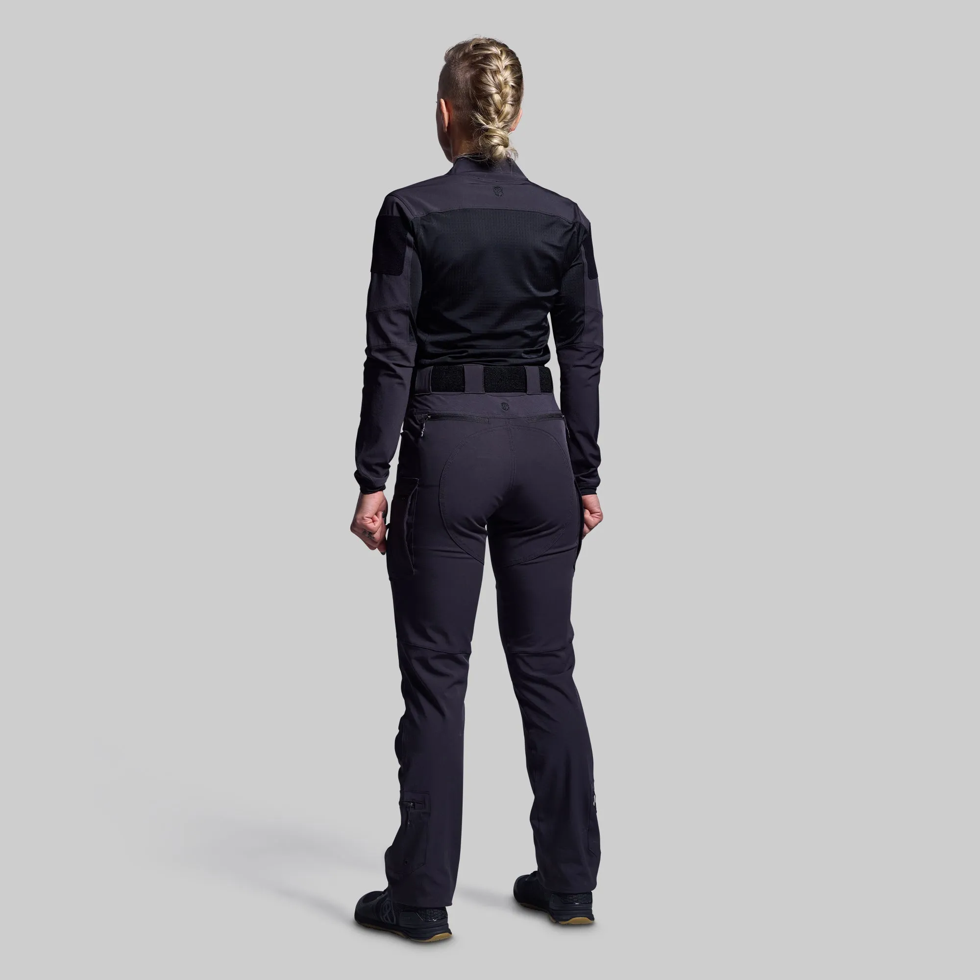 Women's Long Sleeve Op Top Pro (Black)
