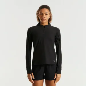 Women's Recon 1/4 Zip | Black/Black
