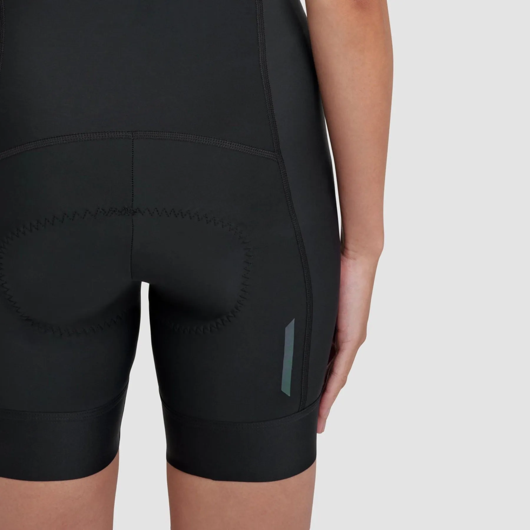 Women's Short Team Bib Evo - Black/Black