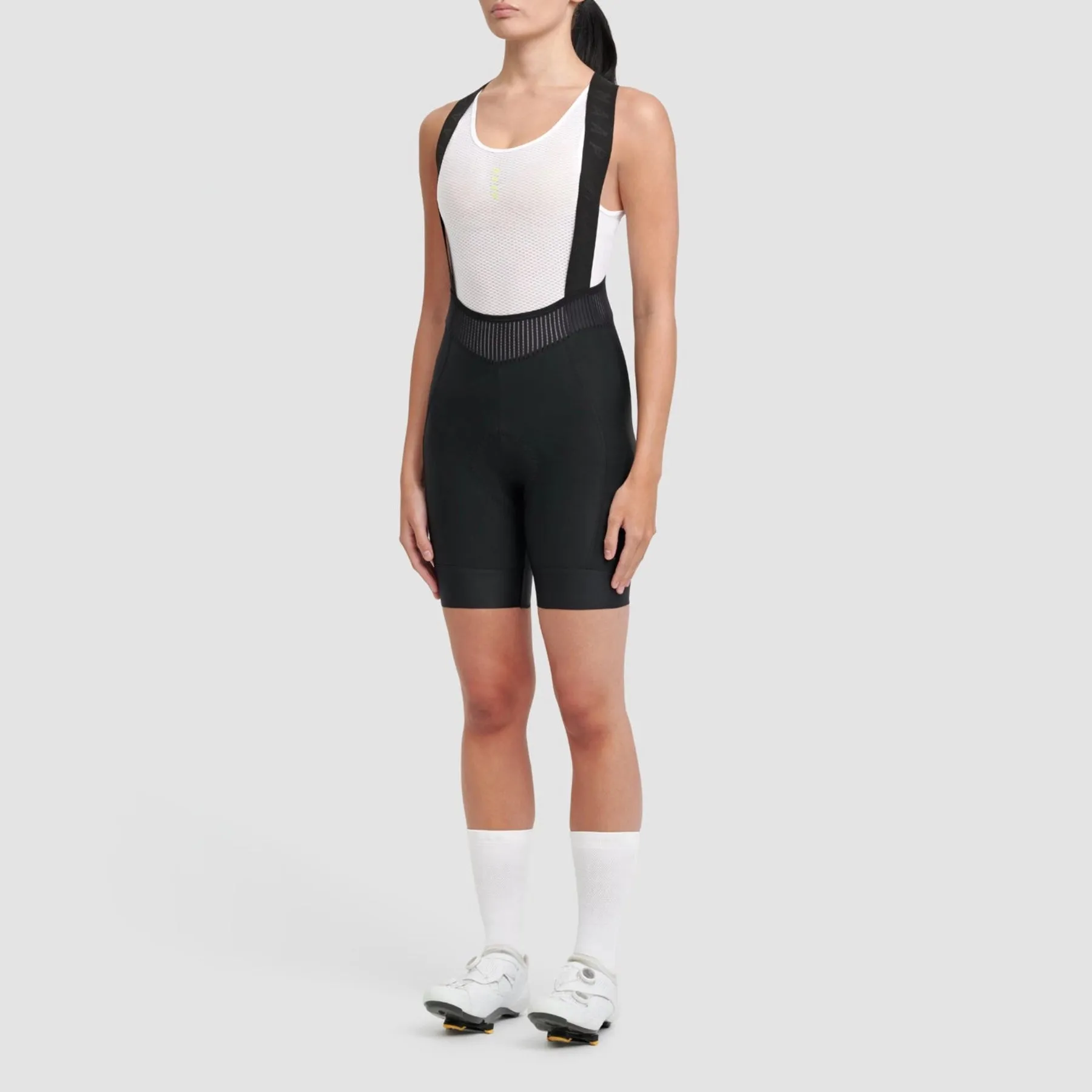Women's Short Team Bib Evo - Black/Black
