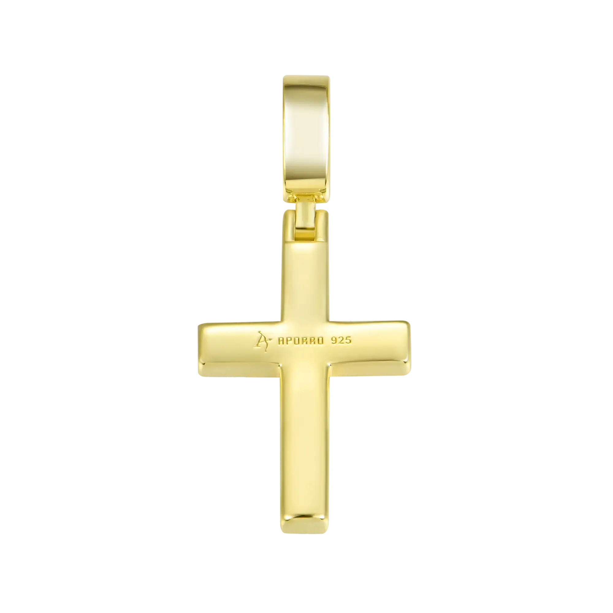 Women's Solid Tennis Cross Pendant - Small