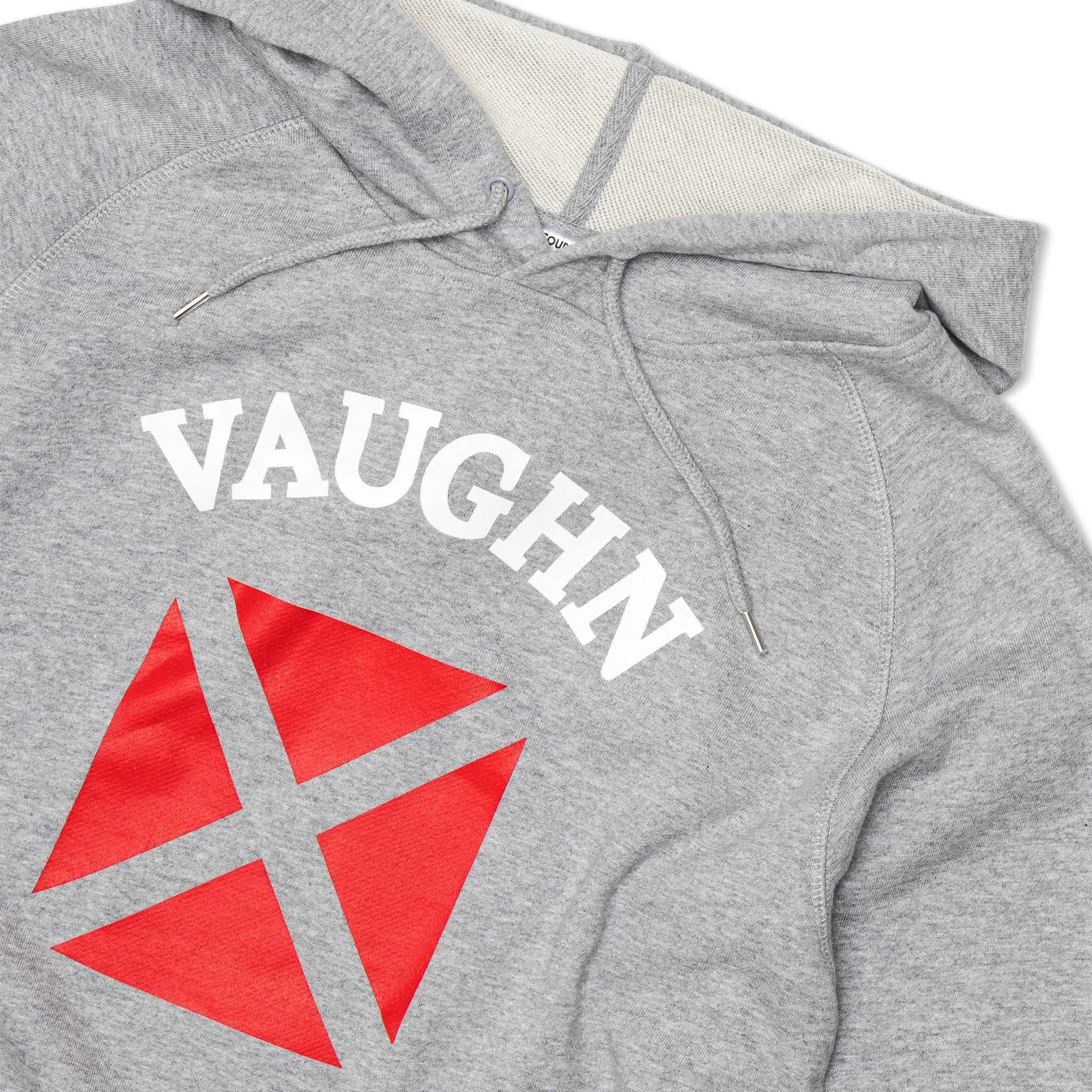 Women's - Voilier - Heather Grey V Nautical Flag Pullover Hoodie