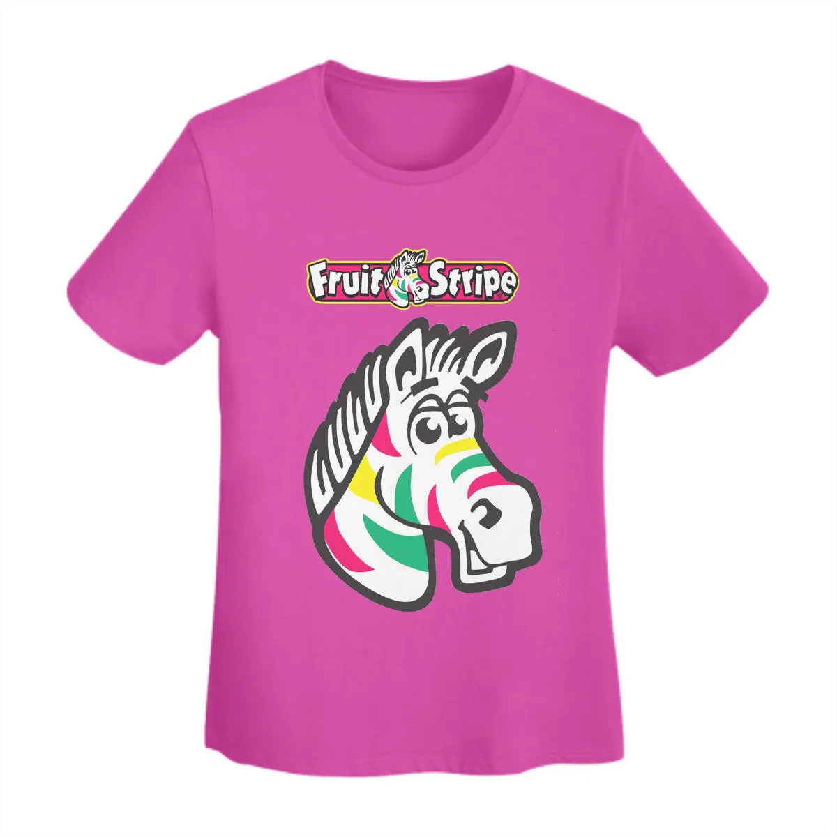 Zebra Fruit Stripe Gum Women's T-Shirt