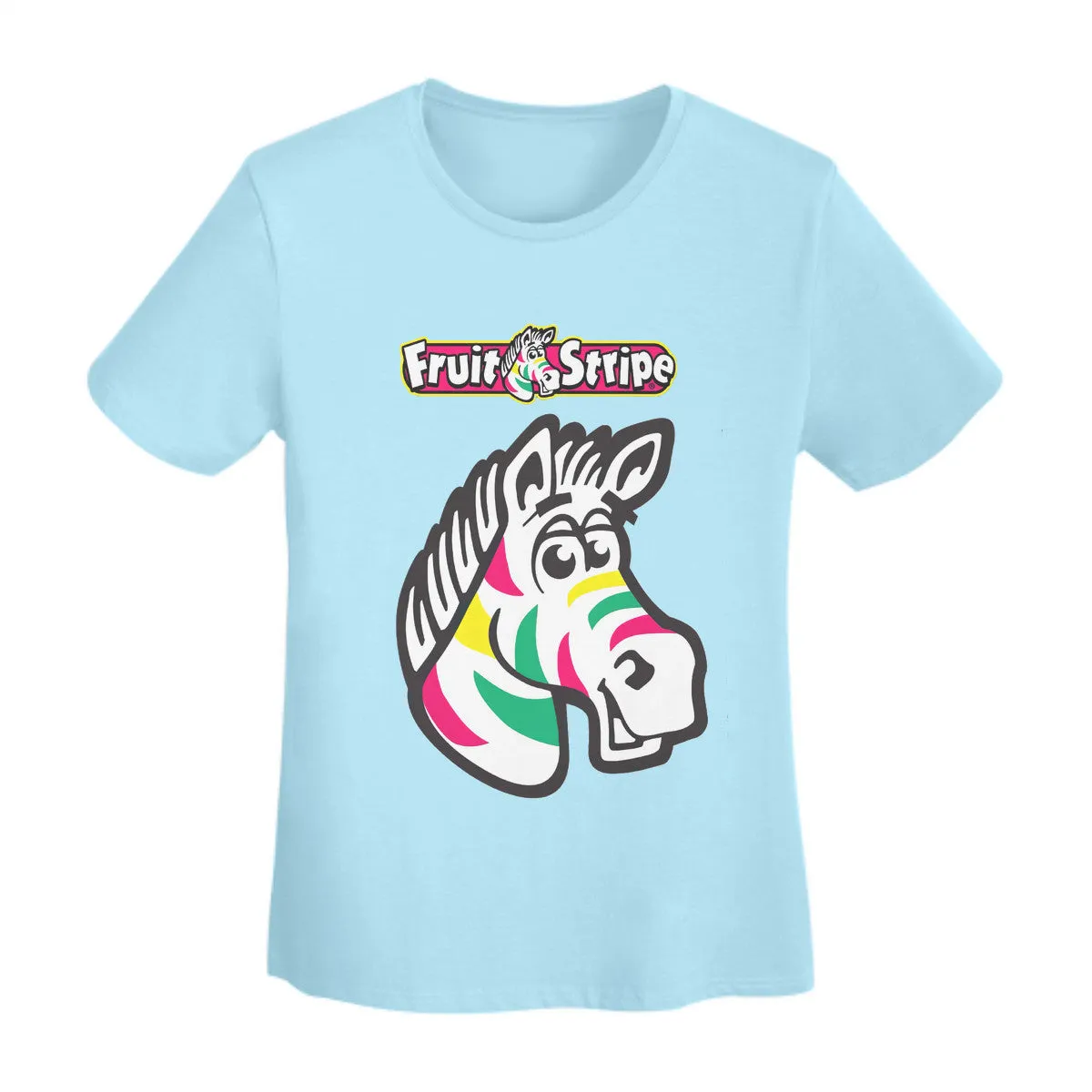 Zebra Fruit Stripe Gum Women's T-Shirt