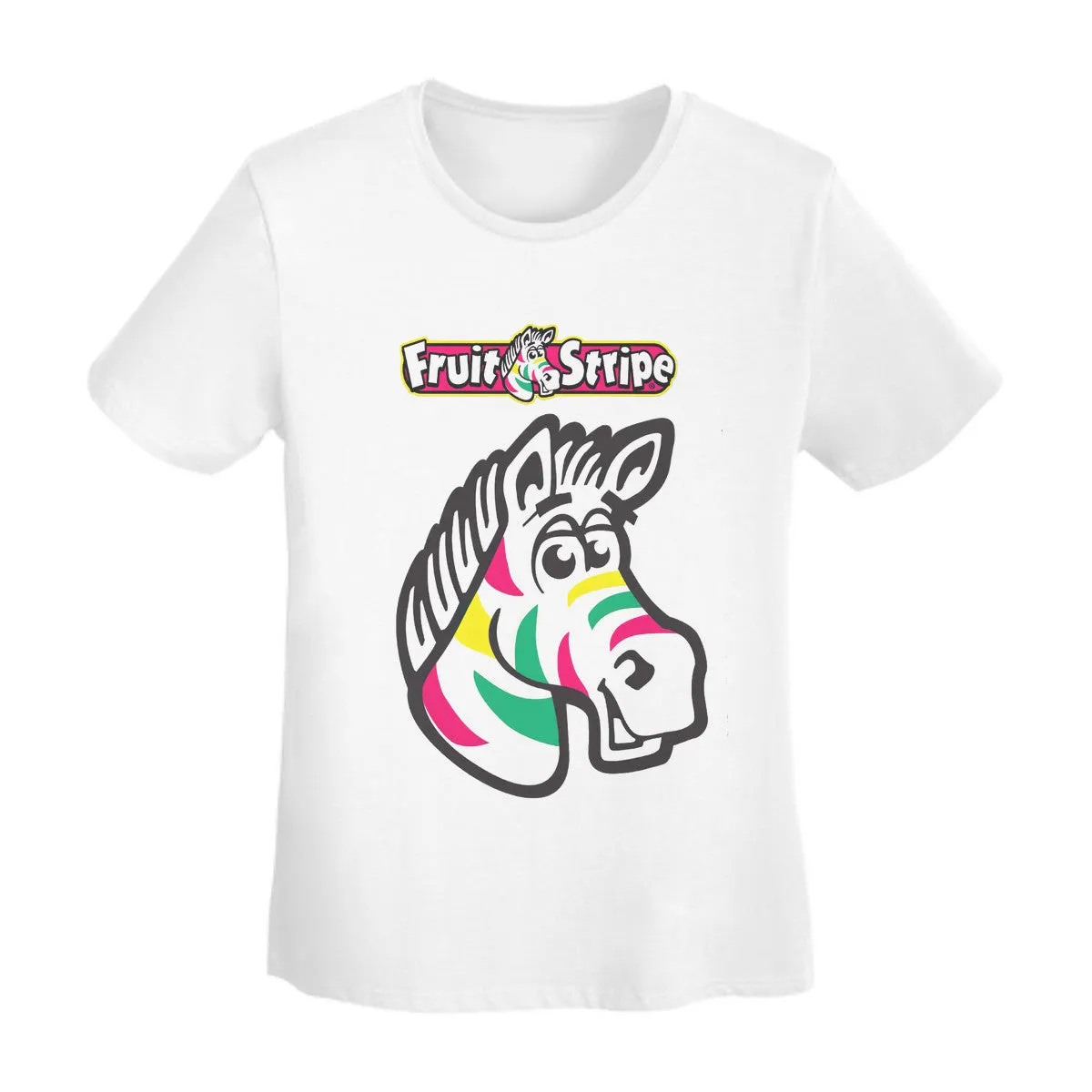 Zebra Fruit Stripe Gum Women's T-Shirt