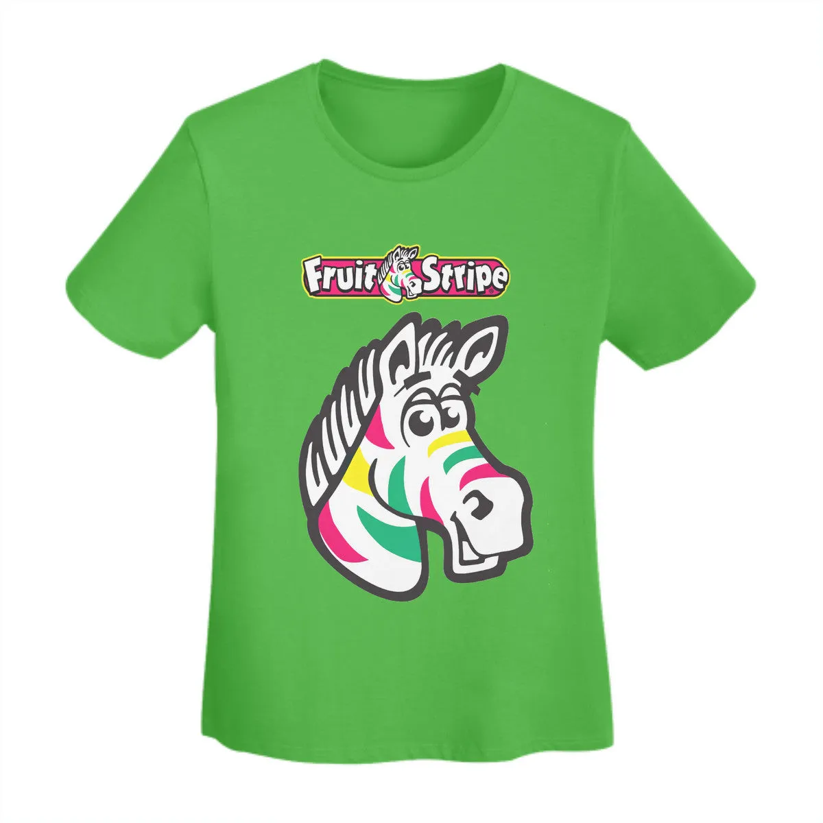 Zebra Fruit Stripe Gum Women's T-Shirt