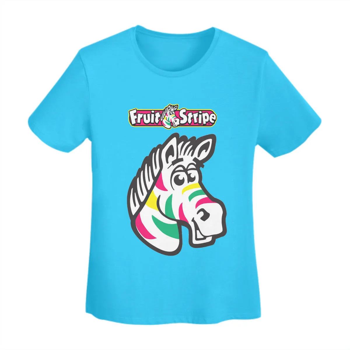 Zebra Fruit Stripe Gum Women's T-Shirt