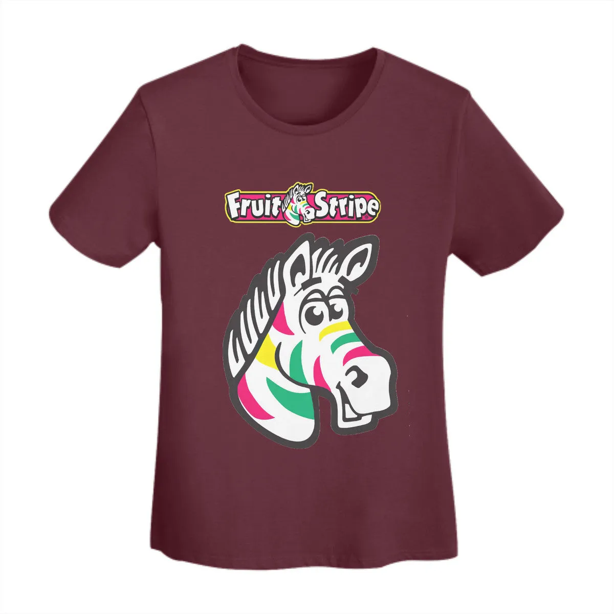 Zebra Fruit Stripe Gum Women's T-Shirt